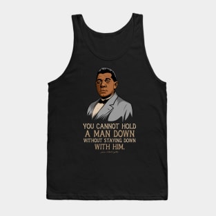 Booker T Washington Quote Gift for Black History Month Tank Top